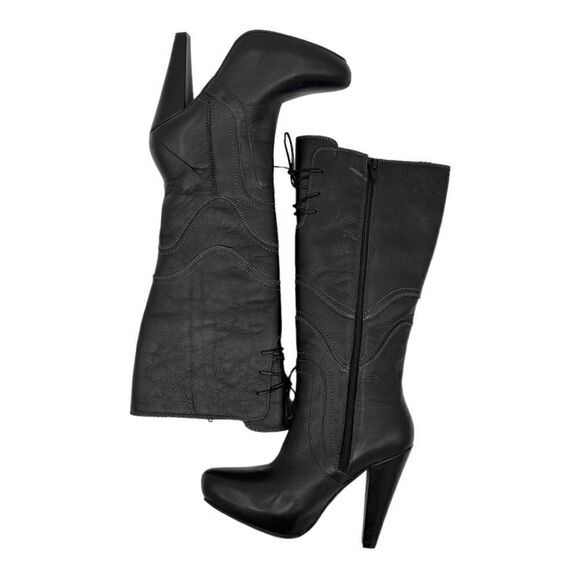 Botas Andrea Corte Vacuno color Black Forro Textil 23 1/2 6 1/2  36 1/2 35 1/2 - Picture 5 of 13